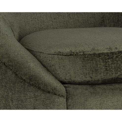 Bliss Bergen Olive Swivel Lounge Chair, Swivel